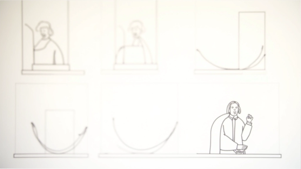 Storyboard-Panels zeigen Ease-in und Ease-out Bewegungen mit visuellen Indikatoren
