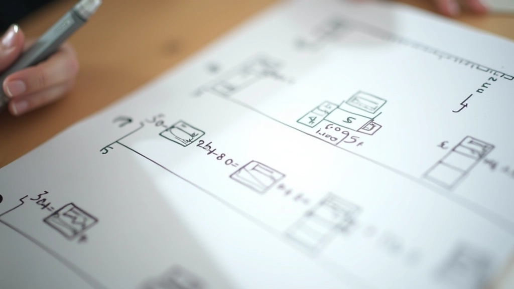 Storyboard-Noten mit Timing-Markierungen zeigen Bildanzahl und Geschwindigkeit für Animation