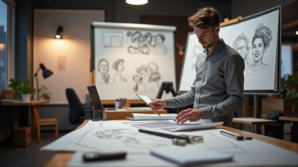 Storyboard-Planung und Animation Workspace