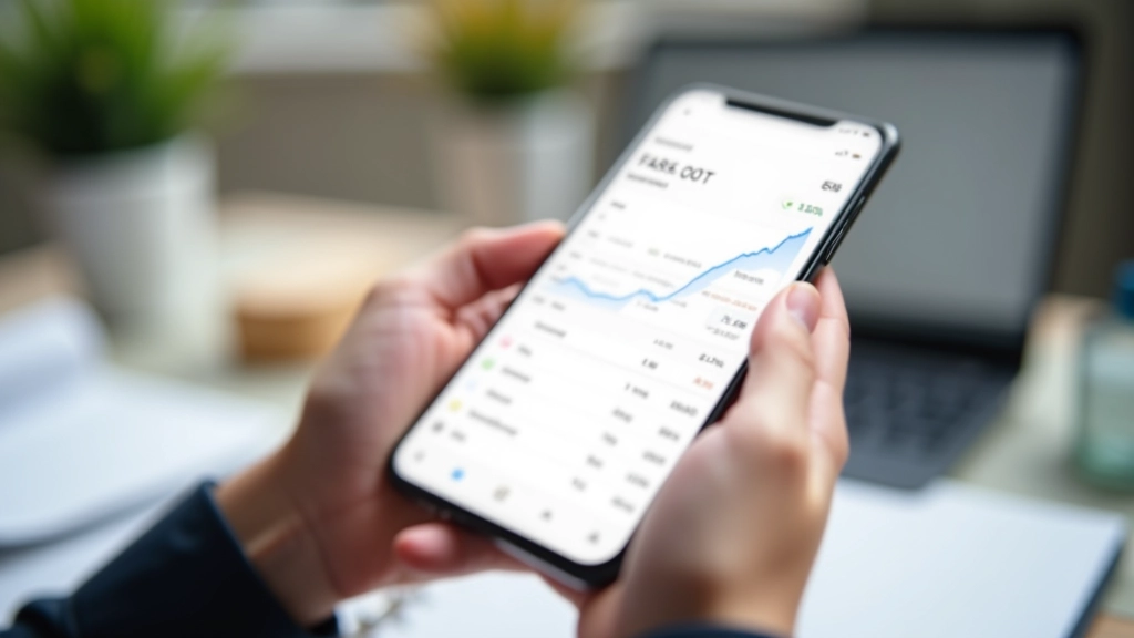 Smartphone-Bildschirm zeigt Broker-App mit Gebührenübersicht und Kostenaufschlüsselung für ETF-Sparplan