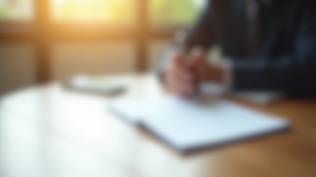 Notebook mit Berechnungen und Stift auf Holztisch