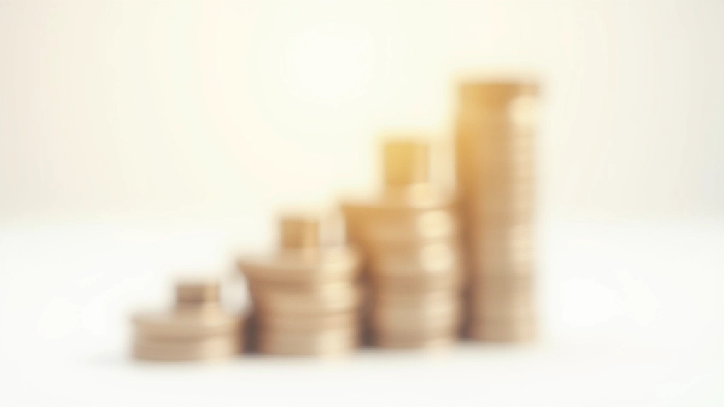 Langfristige Vermögensaufbau visualisiert mit Wachstumsgraph und Münzenstapel